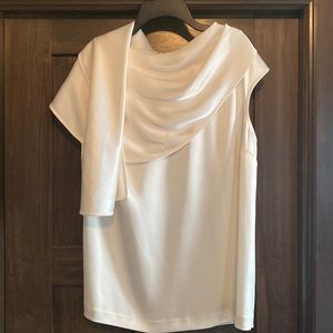 White Silk St John Top